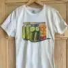 Camiseta Gráfica de Marca Independiente Talla Europea, Top Sexy Vintage, Cuello Redondo Manga Corta, Estampado Gótico Oscuro Streetwear