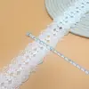 Bordado Solúvel em Água Renda de Seda Leite Vestido de Casamento Lolita Acessórios Artesanais DIY Sapatos e Chapéus Lenço Bolsas Acessórios