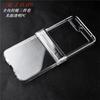 Funda plegable con bisagra para Galaxy Z Flip5, con pulverizador de aceite galvanizado, 4.ª generación, transparente.