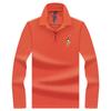 Camisa Polo Casual de Manga Larga Bordada para Hombre Tucán/Pájaro Carpintero Estilo Coreano Tendencia Otoño Nueva Llegada