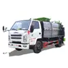 Comercio Exterior Exportación Jiangling Camión de Basura de Cocina de 6 Metros Cúbicos Control Totalmente Automático Camión de Eliminación de Aguas Residuales y Basura