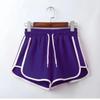 Shorts de Yoga para Mulheres, Cintura Alta, Perna Larga, Casual, Estilo Coreano, Solto, Casual para Casa, Shorts Três Quartos, Novo Estilo