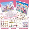 Dia das Crianças TikTok Taobao Dropshipping Educacional DIY Conjunto de Pulseira de Contas de Cristal Presente para Meninas Atacado