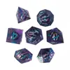 Dados de Resina Longan para D&D Producto Más Vendido en Amazon Grupo de Corredores Coc Cápsulas D20-D47
