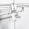 Armário Roupeiro de Metal Aberto com Cabides, Prateleiras para Depósito, Acessórios para Estante de Armazenamento