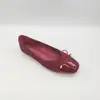 Zapatos de Talla Grande de Comercio Exterior 2024 Nuevos Zapatos con Lazo Zapatos Planos de Ballet Franceses Zapatos sin Cordones para Mujer