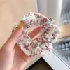 Colección de scrunchies de verano: versátiles ligas coreanas para el cabello, cuerdas para el cabello estilo universitario fresco, accesorios elásticos para el cabello, accesorios para la cabeza para mujeres