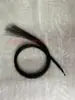 1 manojo de pelo de cola de caballo negra para arco de violín, violonchelo y contrabajo, accesorios para violín