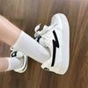 Zapatos Blancos Dopamina Originales de Nicho para Mujer Ins Tendencia Combinación de Colores Versátil Planos Tenis Casuales Nuevo Estilo Primavera 2025