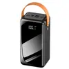 Suministro Exclusivo Transfronterizo de Baterías Portátiles con Capacidad de Mah Super Grande, Cable Incorporado, Carga Rápida, Fuente de Alimentación Móvil para Exteriores, Carga Rápida de Alta Capacidad de 22.5W