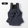 Fábrica de Origen Ropa para Mascotas Correa para Perro Vestido de Mezclilla Vestido para Mascota Vestido de Mezclilla para Cachorro