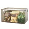 Caja de Almacenamiento Transparente para Sala de Estar y Balcón, Caja de Almacenamiento Doméstica con Tapa para Organizar Ropa