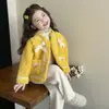 Ropa de abrigo para niña otoño e invierno 2025 nuevo elegante top de lana de cordero para bebé niña suéter de otoño para niño