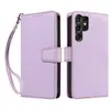 Adecuado para Funda de Cuero para Teléfono Móvil Samsung S24Ultra, Funda de Cuero Anti-Magnética S26 Pro, Funda de Cuero con Soporte Anti-Caída para Teléfono Móvil A54