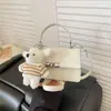 Bolsa Quadrada Pequena Versátil para Mulheres, Bolsa de Ombro Transversal Texturizada, Novo Estilo 2026, Bolsa de Mão para o Dia a Dia