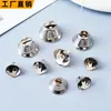 Pendente Pequeno de Metal Sino Aberto Prateado Sino de Natal Galvanoplastia a Vácuo Sino DIY Sino para Animal de Estimação Gato e Cachorro