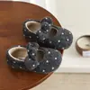 Sapatos Mary Jane Retro de Bolinhas 2026 Outono Novo Cor Blocada Francesa Sapatos Baixos Simples Laço Lã Bico Redondo Sapatos Femininos