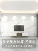 Papel Tapiz de Lujo Mármol Artificial 3D para Pared de Fondo de TV Sala de Estar Papel Tapiz Decorativo Película y Televisión Tela de Pared Mural