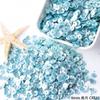 Lentejuelas plateadas de 6 mm con color mágico, pieza cóncava láser para bordado artesanal, accesorios de boda, materiales de joyería pequeños hechos a mano