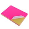 Opcional multicolorido A4 papel colorido adesivo adesivo vidro papelão etiqueta etiqueta adesivo adesivo papel de impressão a4