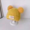 Gorro de Invierno para Bebé Recién Nacido Gorro de Lana para Hombres y Mujeres Gorro Tejido Interior de Algodón Cálido Espesado Pies de Niño