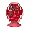 Espejo de Maquillaje Festivo para Novia, Espejo Rojo de Boda, Espejo de Dote de Novia, Espejo de Boda, Espejo de Tocador para Recién Casados, Fábrica de Espejos Festivos