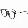Gafas para el teléfono Tr90 de moda unisex con bloqueo de luz azul, montura redonda, aspecto fresco y natural, monturas de gafas de moda que realzan la forma del rostro