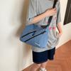 Bolsa de Ombro Casual Simples de Grande Capacidade Nova Versátil da Moda Transversal Bolsas de Ombro Múltiplas Camadas Bolsa Tote Feminina