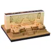 Área Cênica de Xi'An Presentes Culturais Criativos Escultura em Papel do Palácio de Xianyang Calendário Decoração de Mesa de Escritório Bloco de Notas Estéreo 3D