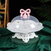 Mesa de Postres para Cumpleaños Boda Estilo Europeo Adornos Decorativos de Plástico Soporte de Exhibición para Horneado Soporte para Pastel Mesa de Postres Plato para Fruta