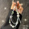 Cadena para Teléfono Móvil de Mariposa de Aleación de Lujo Ligero, Cadena para Teléfono Móvil de Cristal de Gama Alta, Colgante Decorativo para Funda de Auriculares, Colgante para Llavero