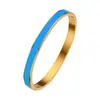 Elegante Pulsera Dorada con Incrustaciones Lisas de Esmalte Azul Diseño Moderno y Minimalista Perfecta para Uso Casual o Formal Joyería Elegante y Cómoda Regalo Ideal para Ocasiones Especiales o Uso Diario