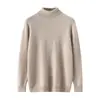 Suéter de Cachemir Puro de Lujo de Gama Alta Baicai Rong Otoño/Invierno 2026 para Hombre con Cuello Alto Suéter de Cachemir Tejido