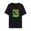 Plataforma transfronteriza europea y americana búsqueda caliente Impresión de Ghost Blade periférico manga corta hechizo espalda serie de batalla camiseta de verano