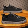Zapatos de Hombre Primavera 2025 Nuevos Zapatos de Skate de Caña Baja Tendencia de Moda Masculina Combinación Total Suela Gruesa Resistente al Desgaste Deportivos Casuales Modernos