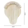 Accesorios para árbol de gato madera maciza materiales caseros DIY madera de caucho mirador cama para gato cápsula espacial rascador para gato gato popular