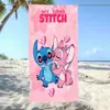 Toalla de Baño Absorbente de Agua de Secado Rápido para Niños con Dibujos Animados Transfronterizos Temu Lilo y Stitch Ángel Bebé Stitch Toalla de Playa