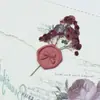 Folha de Cera Laço Embossado Selo de Cera Selado a Fogo Decoração de Casamento Adesivo para Selar Envelope Material Ecológico Adesivo de Selo de Cera Selado a Fogo