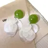 Brincos de Liga, Brincos Verde Abacate Adequados para o Verão, Novos Brincos Populares de 2026