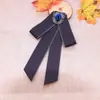 Pajarita con Cuello Floral para Mujer, Estilo Universitario, Accesorio Formal de Broche para Camisa Estilo Británico Profesional por Metabo