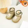 Botas de Nieve Lindas de Dibujos Animados Estilo Coreano para Niñas Botas de Nieve para Niños Botas Gruesas Cálidas de Algodón Grandes para Niños 2026