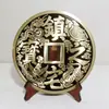 Atacado espelho Bagua de latão grandes ornamentos de cobre dinheiro dos Cinco Imperadores suprimentos para casa e escritório