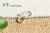 Gancho em S Fecho Prata Antiga Imitação Vintage Desgastado Colar Pulseira Elo Gancho S Anel de Ligação Corrente de Suéter DIY Fivela de Broche Acessórios