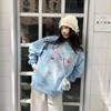 Sudadera de cuello redondo Ropa de mujer Sudadera con capucha Ropa Estilo Chanel Estampada Deportiva Casual Linda Unisex Pareja Británica Ropa Exterior