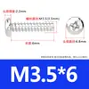 Tornillos Autorroscantes de Acero Inoxidable 304 Cabeza Phillips Ranura Corte Punta Cola Tornillos Autorroscantes Cabeza Redonda Cola Plana M2M3M4M5