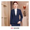 Chaqueta de traje negra para mujer, primavera y otoño, para estudiantes universitarios pequeños, para entrevistas de trabajo, ropa de trabajo, traje profesional.