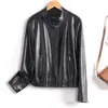 Roupas femininas estilo europeu e americano transfronteiriças nova coleção outono 2026: gola lapela, casaco de pele de carneiro com cinto, blusa plus size