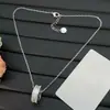 Nuevo Modelo 2025 Dior/Dior Lujo Cintura Delgada Collar Cd Incrustado de Diamantes para Mujer, Estilo Lujo Ligero Collar de Resina con Letras
