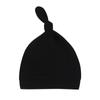 Chapéu de Bebê de Camada Única para Primavera e Outono Chapéu de Bebê com Rabo Chapéu de Nó Chapéu de Bebê Recém-nascido com Pom Pom 0-3-6 Meses