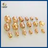 Adaptador de Cobre para Convertir de 6 Puntas a 4 Puntas Doble Rosca Macho, de 1 Pulgada a 1/2 Pulgada a 3/8 de Pulgada, y de 1 Punta a 1/4 de Pulgada Adaptador Reductor de Cobre